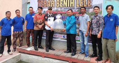 Lapas Suliki Tebar Benih 2200 Ikan Lele kerja sama dengan Dinas Perikanan.